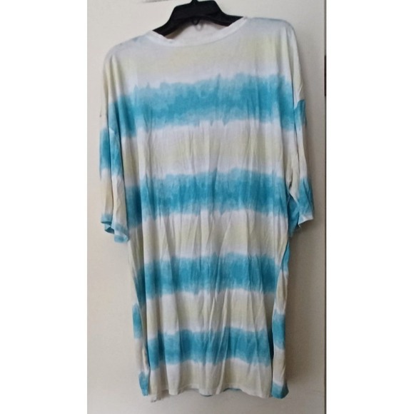 Secret‎ Treasure L/XL Tunic T-shirt Sleep Shirt Beach Coverup Pool Resort 70s - Picture 3 of 6